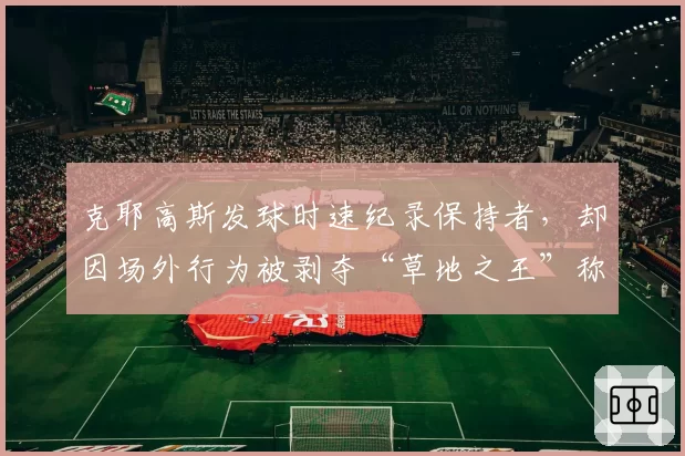克耶高斯发球时速纪录保持者，却因场外行为被剥夺“草地之王”称号