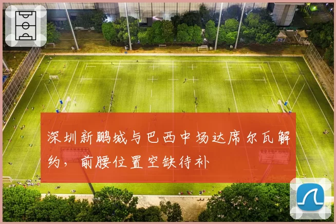 深圳新鹏城与巴西中场达席尔瓦解约，前腰位置空缺待补